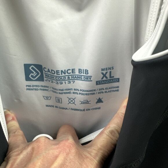 Cadence‎ Bib Specialty Paint And Body-Men’s XL Red/Black - Picture 3 of 10